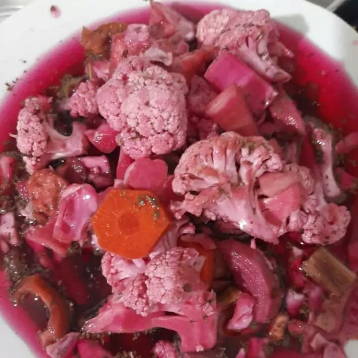 ترشی مخلوط (هفته بیجار)500 گرمی مجلسی محصولات خانگی و درجه یک شیوا