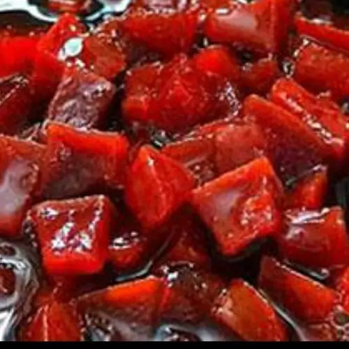 مربای به خوشمزه ی نیم کیلویی محصولات خانگی درجه یک شیوا