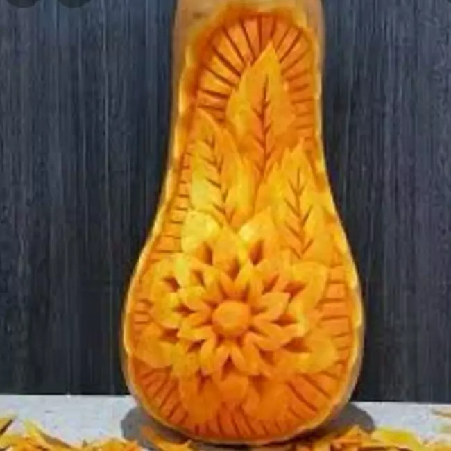 تزئین کدو حلوایی شب یلدا و قبول سفارش